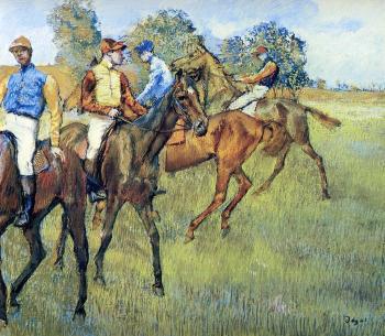 Edgar Degas : Race Horses